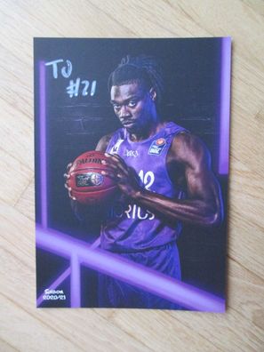 Basketball Bundesliga BG Göttingen Tai Odiase - handsigniertes Autogramm!!!