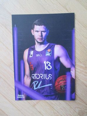 Basketball Bundesliga BG Göttingen Rihards Lomazs - handsigniertes Autogramm!!!