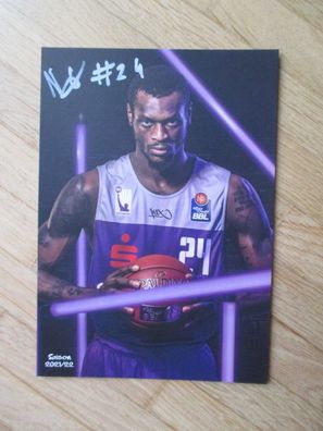 Basketball Bundesliga BG Göttingen Nate Grimes - handsigniertes Autogramm!!!