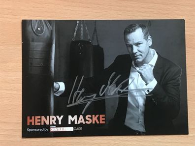Henry Maske Boxen orig. signiert - TV FILM MUSIK #2081