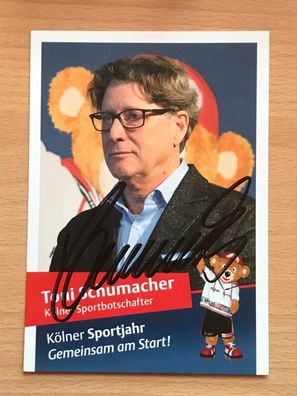 Toni Schumacher DFB Fußball orig. signiert - TV FILM MUSIK #2085