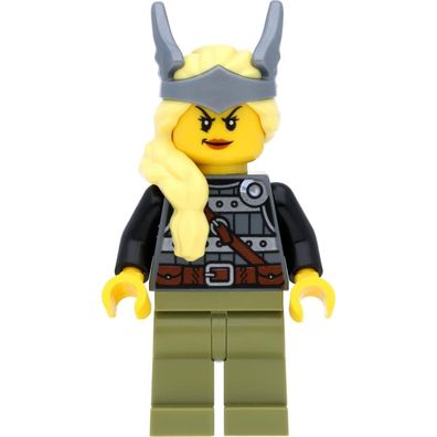 LEGO Wikinger Minifigur weiblicher Krieger mit Diadem (Vikings)