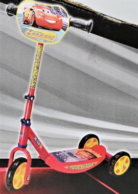 Smoby - Cars Roller - 3 Rädriger Scooter, höhenverstellbaren Lenker, stabil * A, K