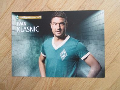 SV Werder Bremen Traditionsmannschaft Ivan Klasnic - Autogrammkarte!!!