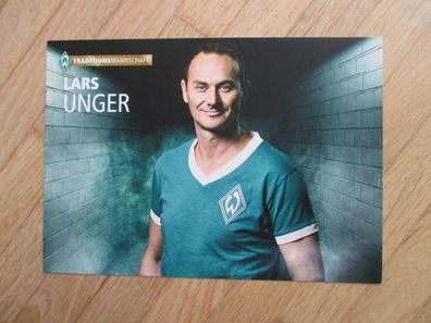 SV Werder Bremen Traditionsmannschaft Lars Unger - Autogrammkarte!!!