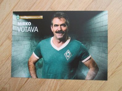SV Werder Bremen Traditionsmannschaft Mirko Votava - Autogrammkarte!!!