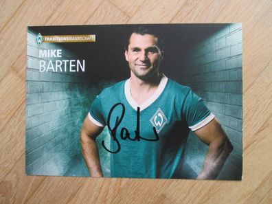 SV Werder Bremen Traditionsmannschaft Mike Barten - handsigniertes Autogramm!!!