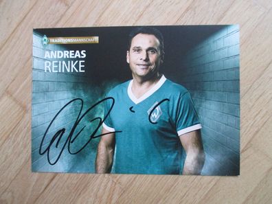 SV Werder Bremen Traditionsmannschaft Andreas Reinke - handsigniertes Autogramm!!!