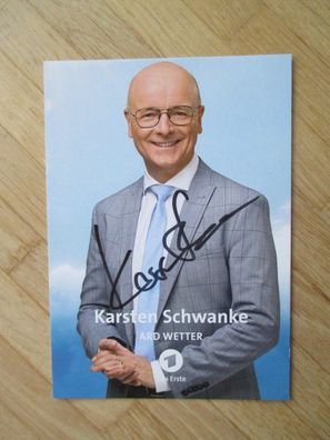 Das Erste Fernsehmoderator Karsten Schwanke - handsigniertes Autogramm!!