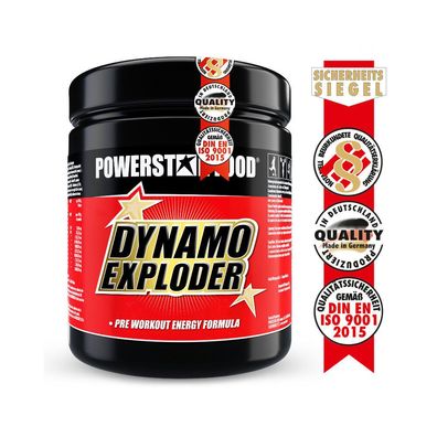 DYNAMO Exploder - Pre Workout Booster - Powerstar Food - 500g