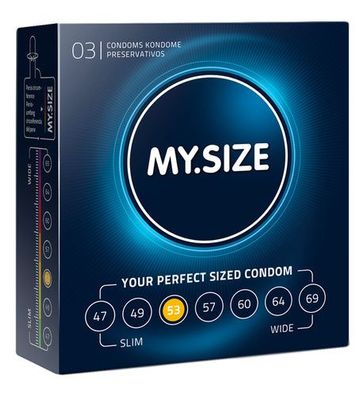 MY. SIZE Pro 53 mm Condooms - 3 stuks