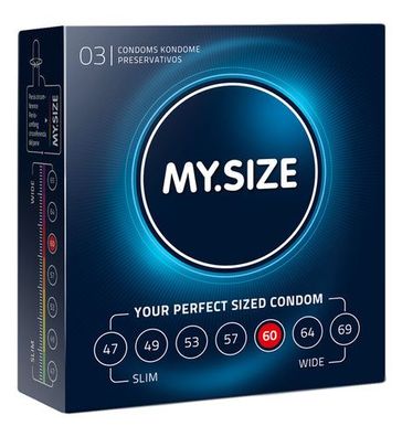 MY. SIZE Pro 60 mm Condooms - 3 stuks