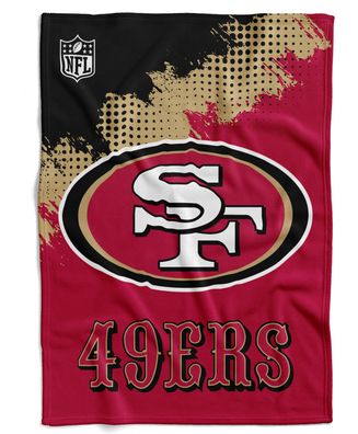 NFL Kuscheldecke San Francisco 49ers Corner Decke Fleece Throw Blanket 150x200cm