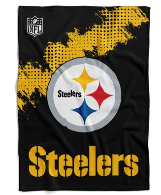 NFL Kuscheldecke Pittsburgh Steelers Corner Decke Fleece Throw Blanket 150x200cm