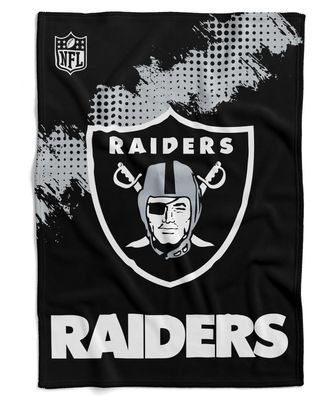 NFL Kuscheldecke Las Vegas Raiders Corner Decke Fleece Throw Blanket 150x200cm