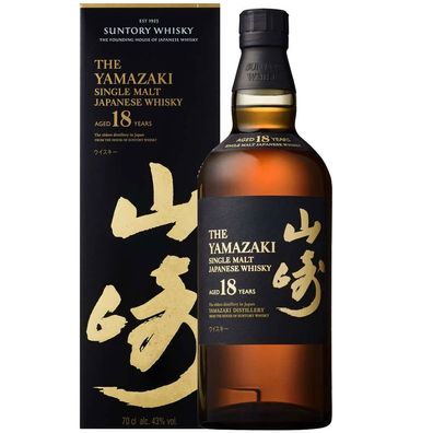 Suntory Whisky The Yamazaki Single Malt 18 years 0,7L (43% vol) Japanese Whisky