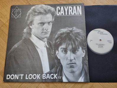 Cayran - Don't Look Back 12'' Vinyl Maxi Belgium