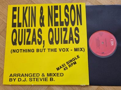 Elkin & Nelson - Quizas, Quizas (Nothing But The Vox Mix) 12'' Vinyl Maxi NL