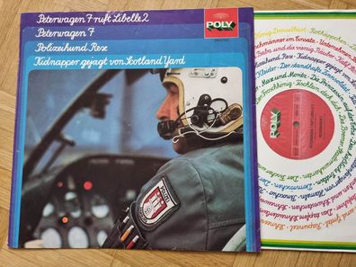 Peterwagen 7 - ruft Libelle 2/ Polizeihund Rex Vinyl LP Postercover