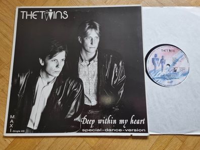 The Twins - Deep Within My Heart (Special-Dance-Version) 12'' Vinyl Maxi Germany