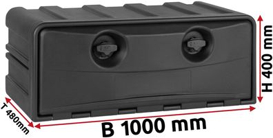 LKW Staukasten Staubox aus Kunststoff 1000x400x490 mm Copar Magic Box Unterflurkisten