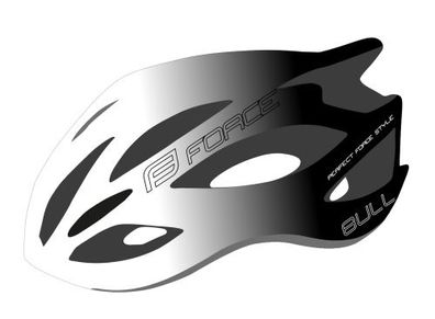 helmet FORCE BULL HUE MIPS white-black L-XL