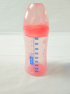 Dodie 2019469 Flasche Initiation+ 270 ml Einhorn 0-6 Monate rosa BPA-frei