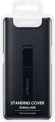 Original Samsung Galaxy A80 Protective Standing Cover Schutzhülle Black