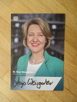 MdB CSU Dr. Anja Weisgerber - handsigniertes Autogramm!!