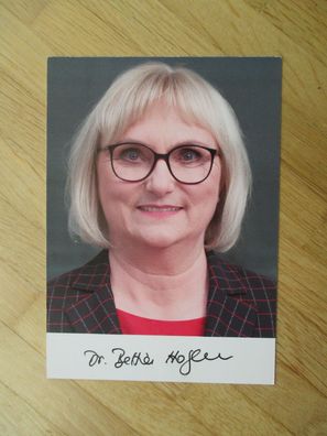 MdB Die Grünen Staatssekretärin Dr. Bettina Hoffmann - handsigniertes Autogramm!!!