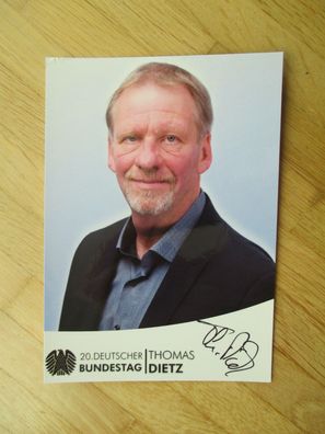MdB AfD Politiker Thomas Dietz - handsigniertes Autogramm!!!
