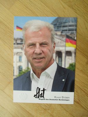 MdB AfD Politiker Klaus Stöber - handsigniertes Autogramm!!!