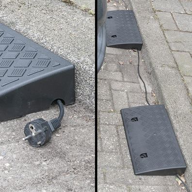2 x Bordsteinrampe H 7cm 3000KG Schwellenrampe Rampe Rollstuhl Türschwellenrampe AS