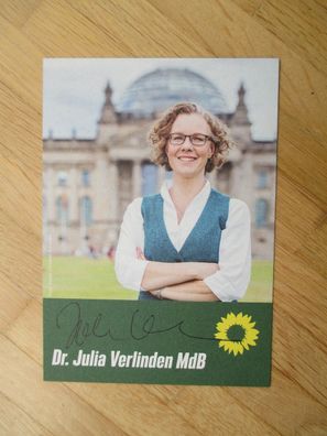 MdB Die Grünen Dr. Julia Verlinden - handsigniertes Autogramm!
