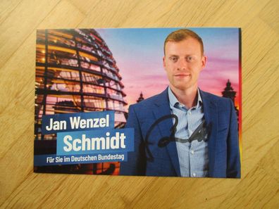 AfD Politiker Jan Wenzel Schmidt - handsigniertes Autogramm!!!