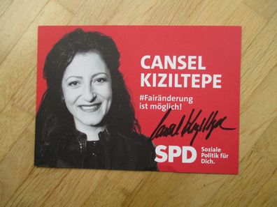 MdB SPD Cansel Kiziltepe - handsigniertes Autogramm!!!