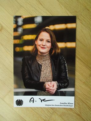 MdB SPD Annika Klose - handsigniertes Autogramm!!!