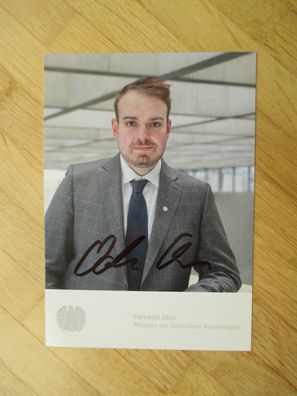 MdB FDP Politiker Valentin Abel - handsigniertes Autogramm!!!