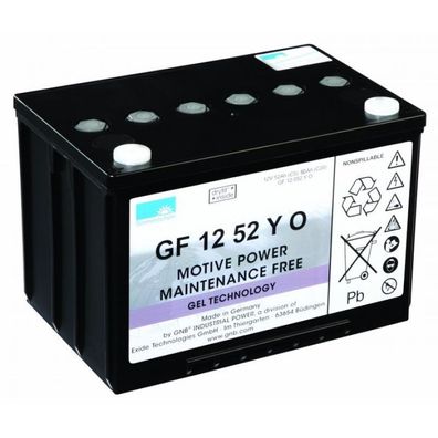 Exide Sonnenschein GF 12 052 Y O dryfit Blei Gel Antriebsbatterie 12V 52Ah (5h) VRLA