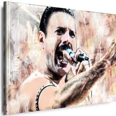 Wand Bilder Queen - Freddie Mercury Musik Band Leinwandbilder Myartstyle