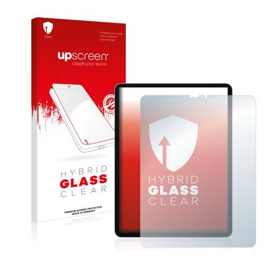 upscreen Hybrid Glass Clear Premium Panzerglasfolie für Apple iPad Pro 12.9 2018 ...