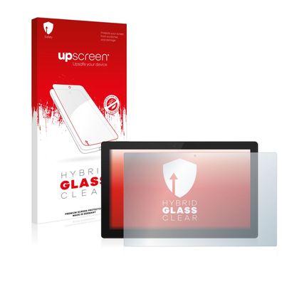 upscreen Hybrid Glass Clear Premium Panzerglasfolie für TrekStor Surftab Theatre S11