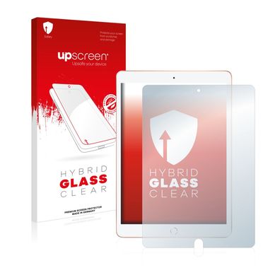 upscreen Hybrid Glass Clear Premium Panzerglasfolie für Apple iPad 10.2 WiFi 2020 ...