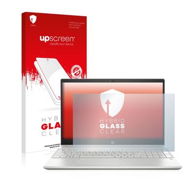 upscreen Hybrid Glass Clear Premium Panzerglasfolie für HP Pavilion 15-cw1507sa