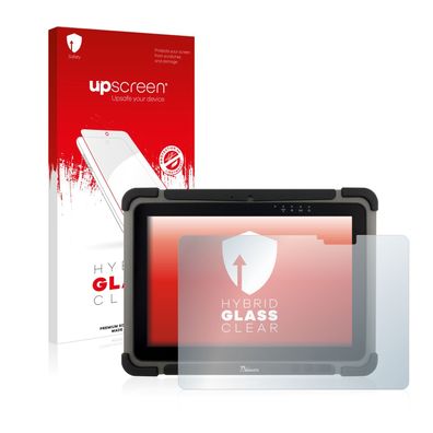 upscreen Hybrid Glass Clear Premium Panzerglasfolie für Winmate M101B