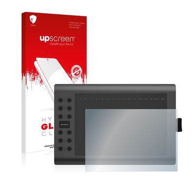 upscreen Hybrid Glass Clear Premium Panzerglasfolie für Gaomon M106K