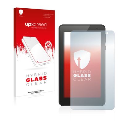 upscreen Hybrid Glass Clear Premium Panzerglasfolie für Vankyo MatrixPad Z1