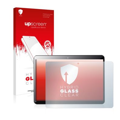 upscreen Hybrid Glass Clear Premium Panzerglasfolie für GoClever Quantum 3 1010