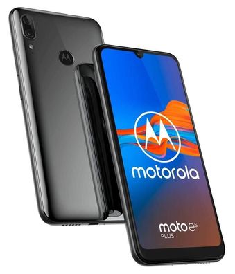 Motorola Moto E6 + Plus XT2025 -2 DS Grau Dual Kamera 2GB/32GB Android 9 Pie