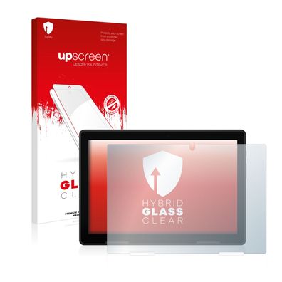 upscreen Hybrid Glass Clear Premium Panzerglasfolie für Medion Lifetab P10710